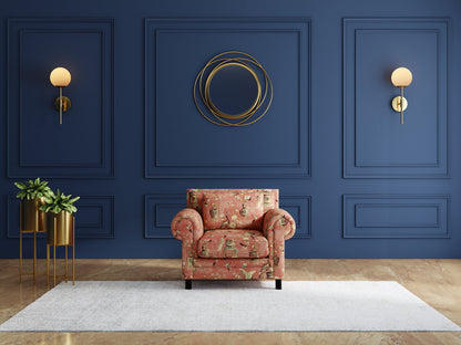 Modern 3-Seater Sofa With Sleek Metal Legs