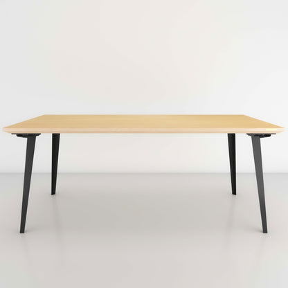 Serenity Dining Table XL (6x3 feet) - White Oak Veneer