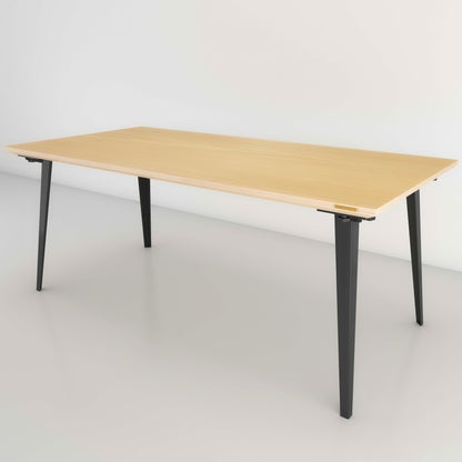 Serenity Dining Table XL (6x3 feet) - White Oak Veneer