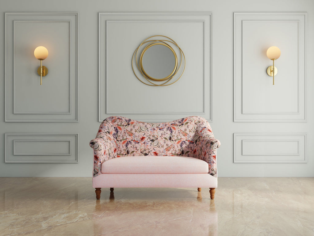 Modern 3 Seater Sofa – Clean Lines And Coco Walnut Legs