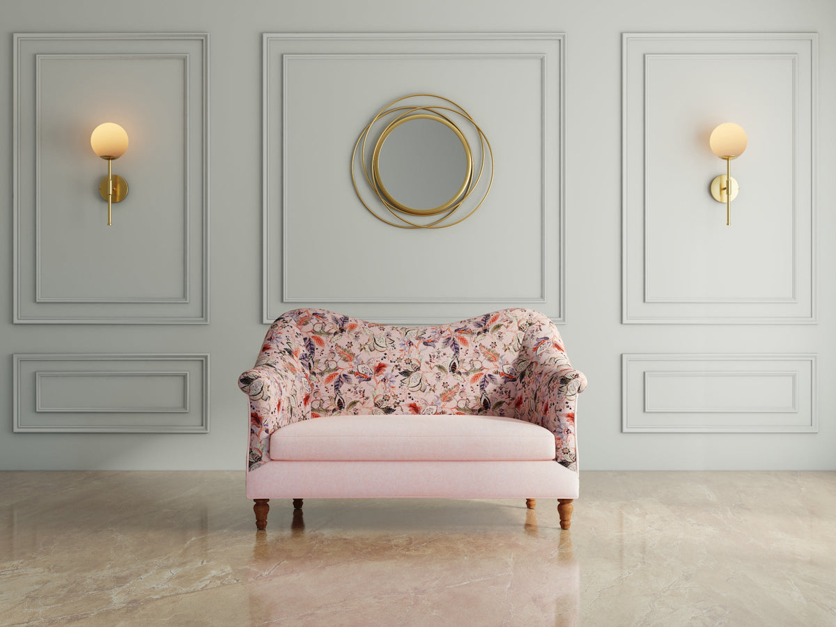 Modern 3 Seater Sofa – Clean Lines And Coco Walnut Legs