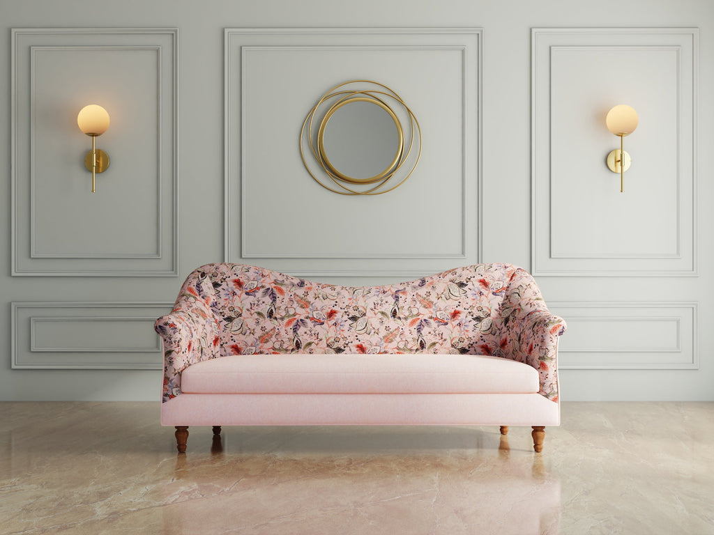 Modern 3 Seater Sofa – Clean Lines And Coco Walnut Legs
