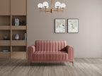 Modern 3-Seater Sofa with Matt Black Legs