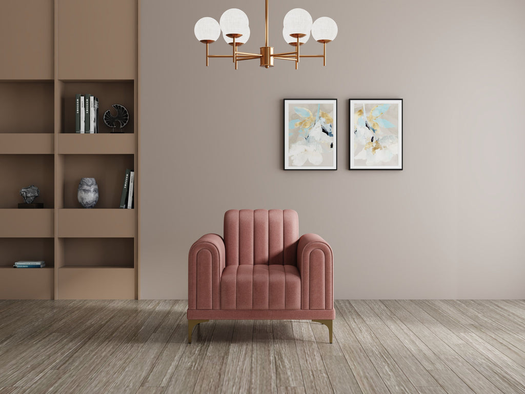 Modern 3-Seater Sofa with Matt Black Legs