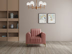Modern 3-Seater Sofa with Matt Black Legs