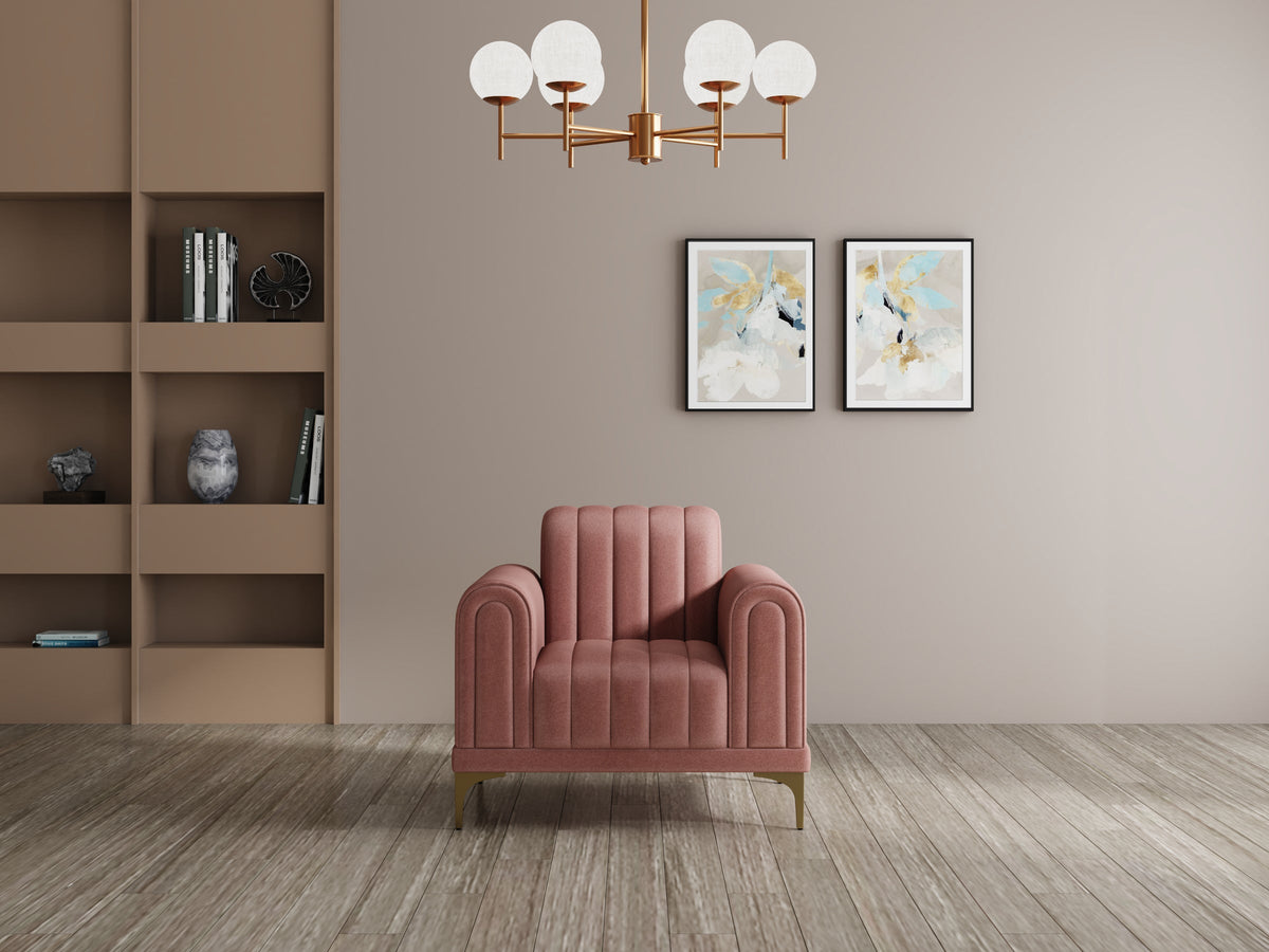Modern 3-Seater Sofa with Matt Black Legs