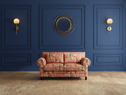 Modern 3-Seater Sofa With Sleek Metal Legs