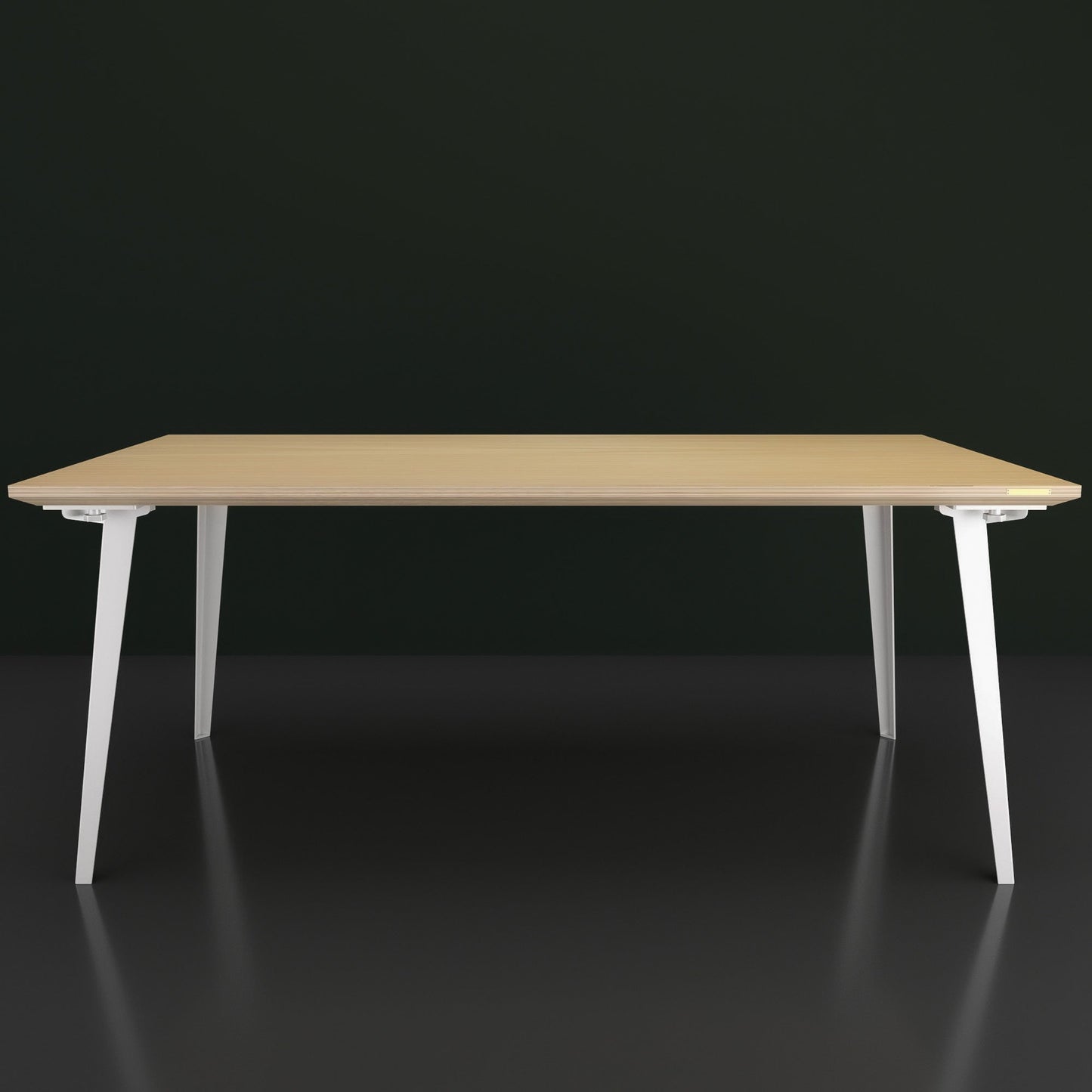 Serenity Dining Table XL (6x3 feet) - White Oak Veneer