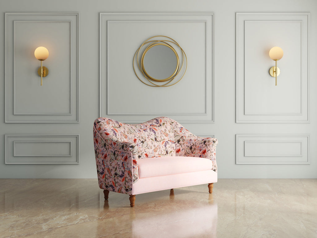 Modern 3 Seater Sofa – Clean Lines And Coco Walnut Legs