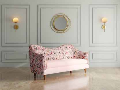 Modern 3 Seater Sofa – Clean Lines And Coco Walnut Legs