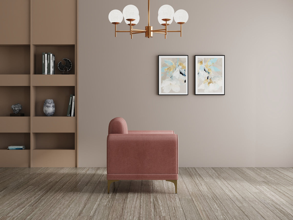 Modern 3-Seater Sofa with Matt Black Legs
