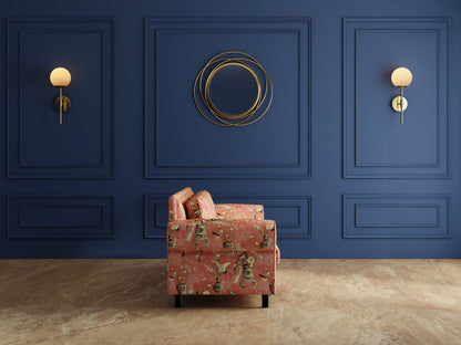 Modern 3-Seater Sofa With Sleek Metal Legs