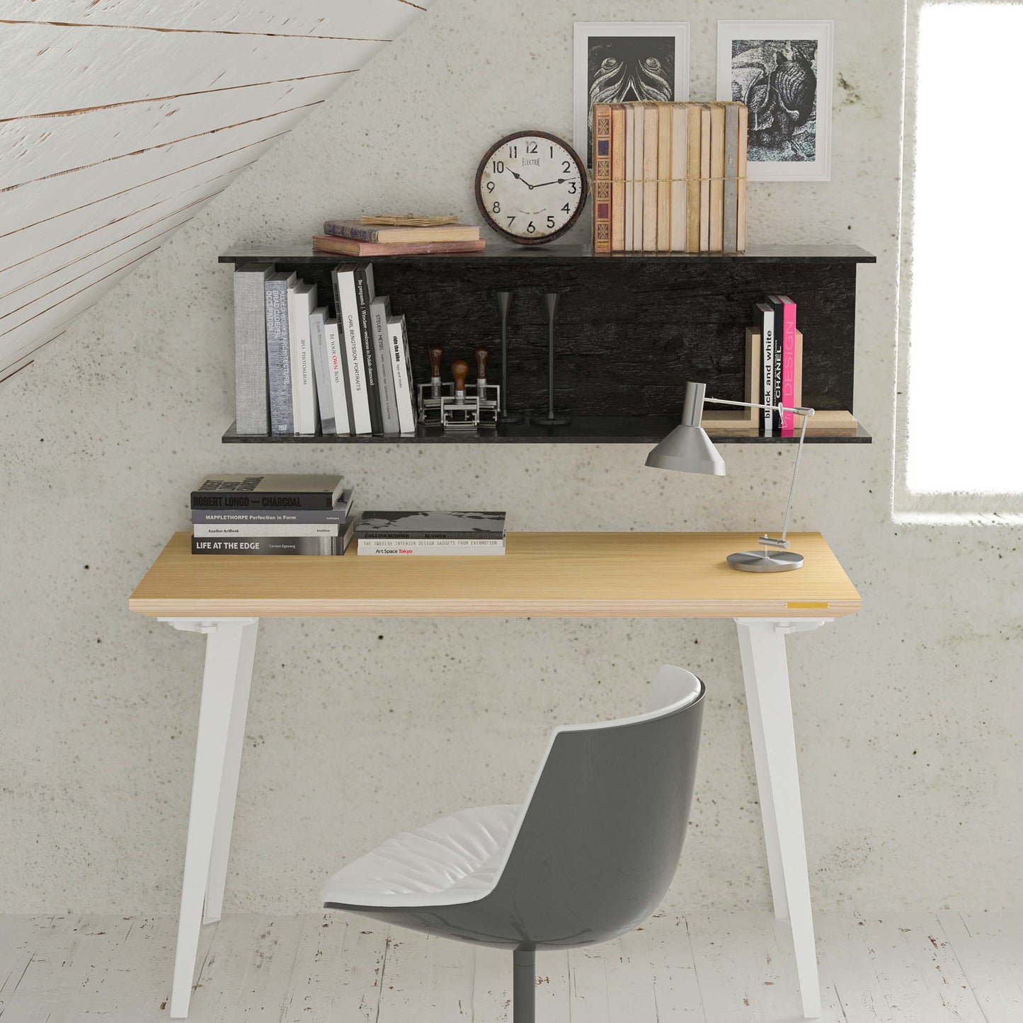 Takeshi Desk (4x2 feet) - White Oak