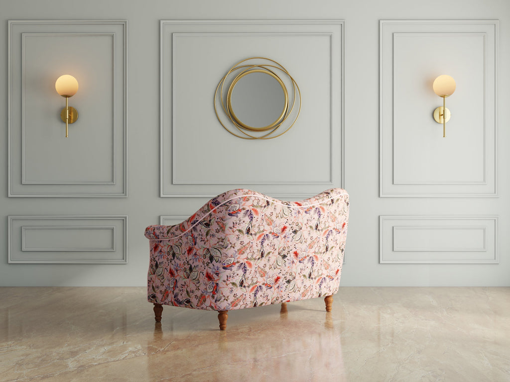 Modern 3 Seater Sofa – Clean Lines And Coco Walnut Legs