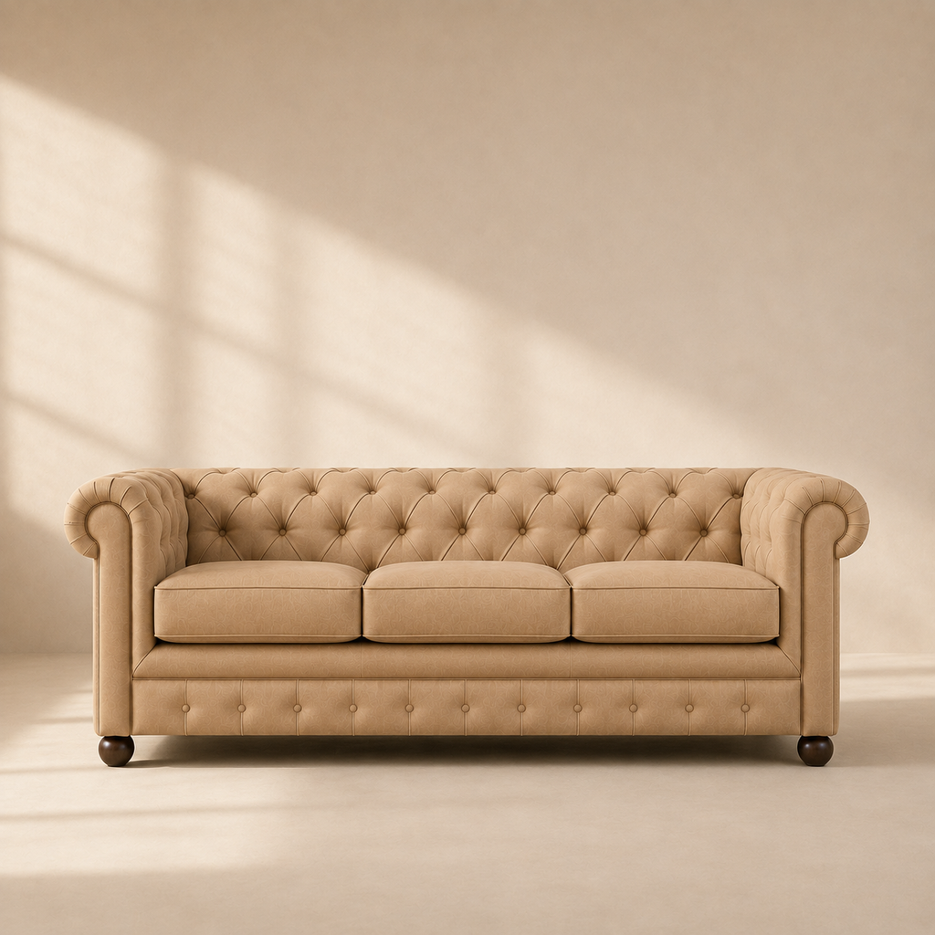 Allington sofa photographed in soft natural window light