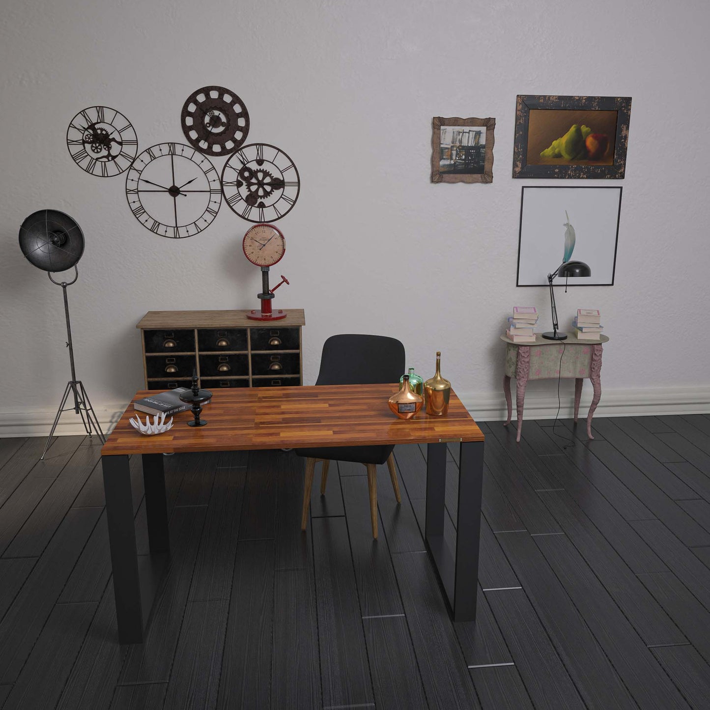 Highflier Desk - Solid Teak Wood