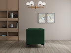 Modern 3 Seater Oslo Sofa With Black Metal Legs