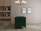 Modern 3 Seater Oslo Sofa With Black Metal Legs