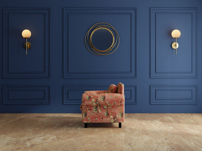 Modern 3-Seater Sofa With Sleek Metal Legs