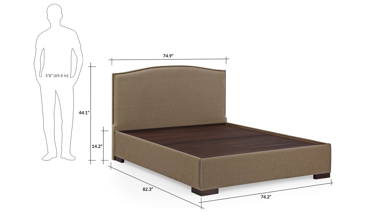 Bianca Fully Upholstered Bed without Storage