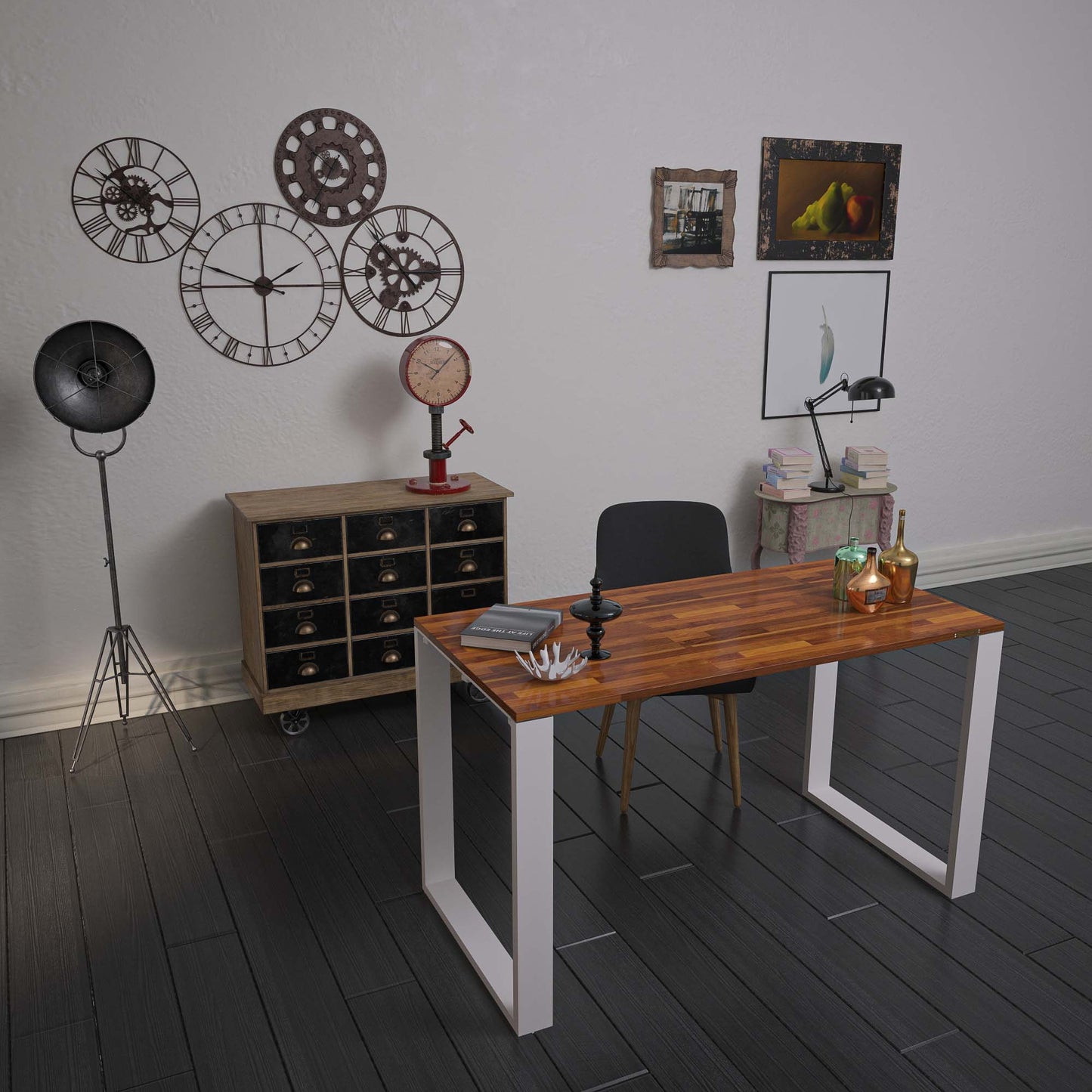 Highflier Desk - Solid Teak Wood