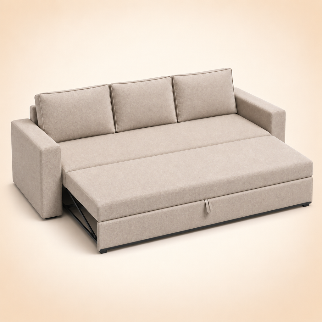 Pearth Sofa Bed — 03 Pearth 3 Seater Sofa Bed