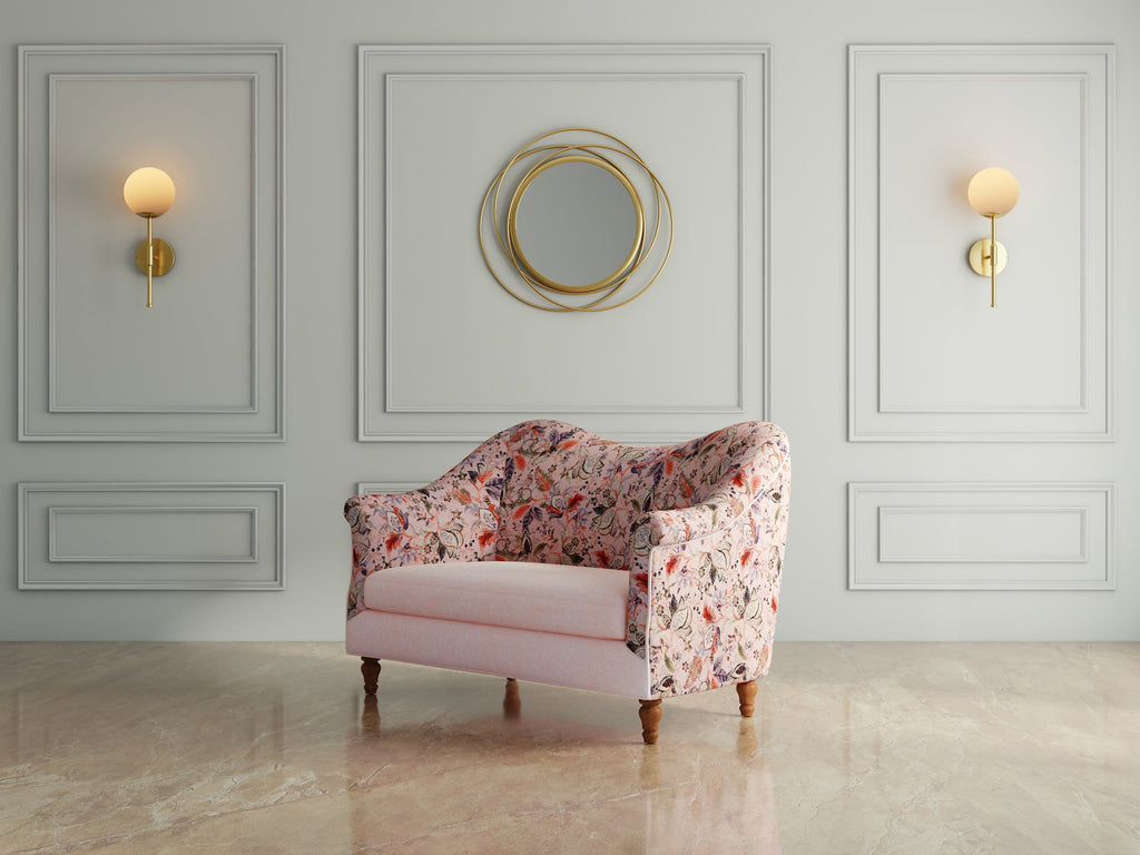 Modern 3 Seater Sofa – Clean Lines And Coco Walnut Legs