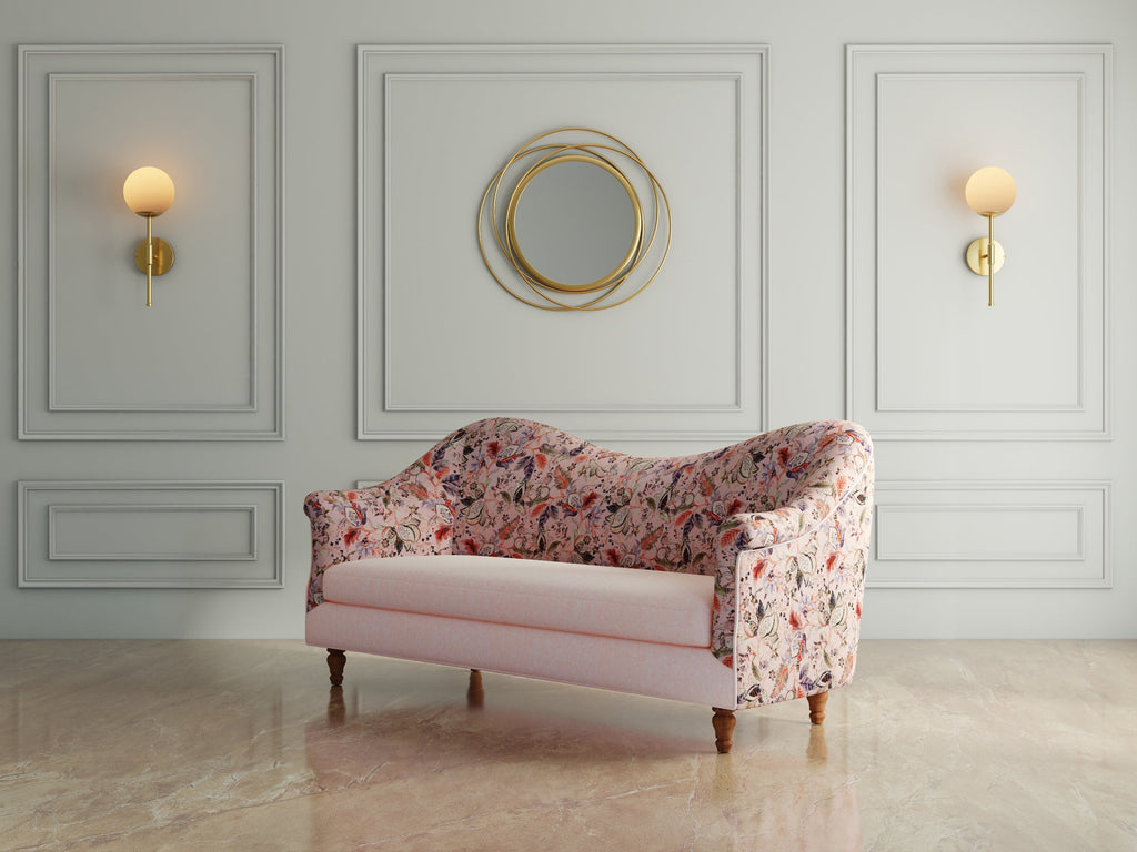 Modern 3 Seater Sofa – Clean Lines And Coco Walnut Legs