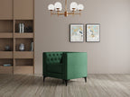 Modern 3 Seater Oslo Sofa With Black Metal Legs