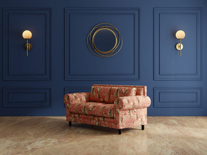 Modern 3-Seater Sofa With Sleek Metal Legs
