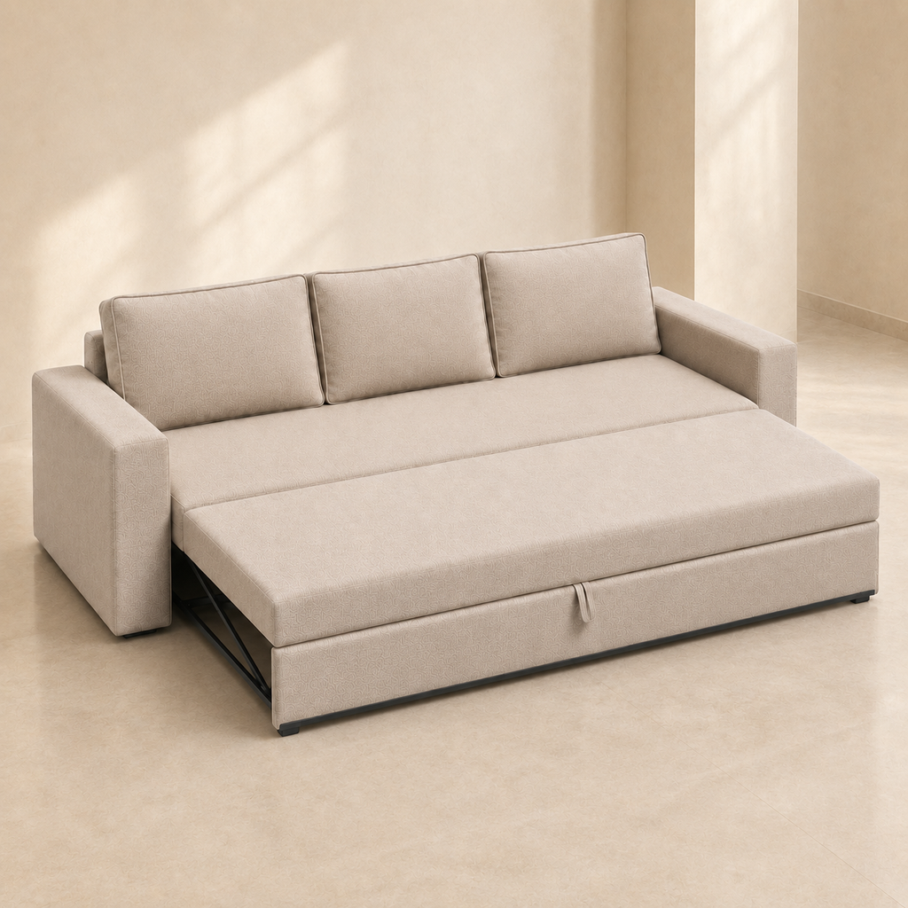 Pearth Sofa Bed — 03 Pearth 3 Seater Sofa Bed