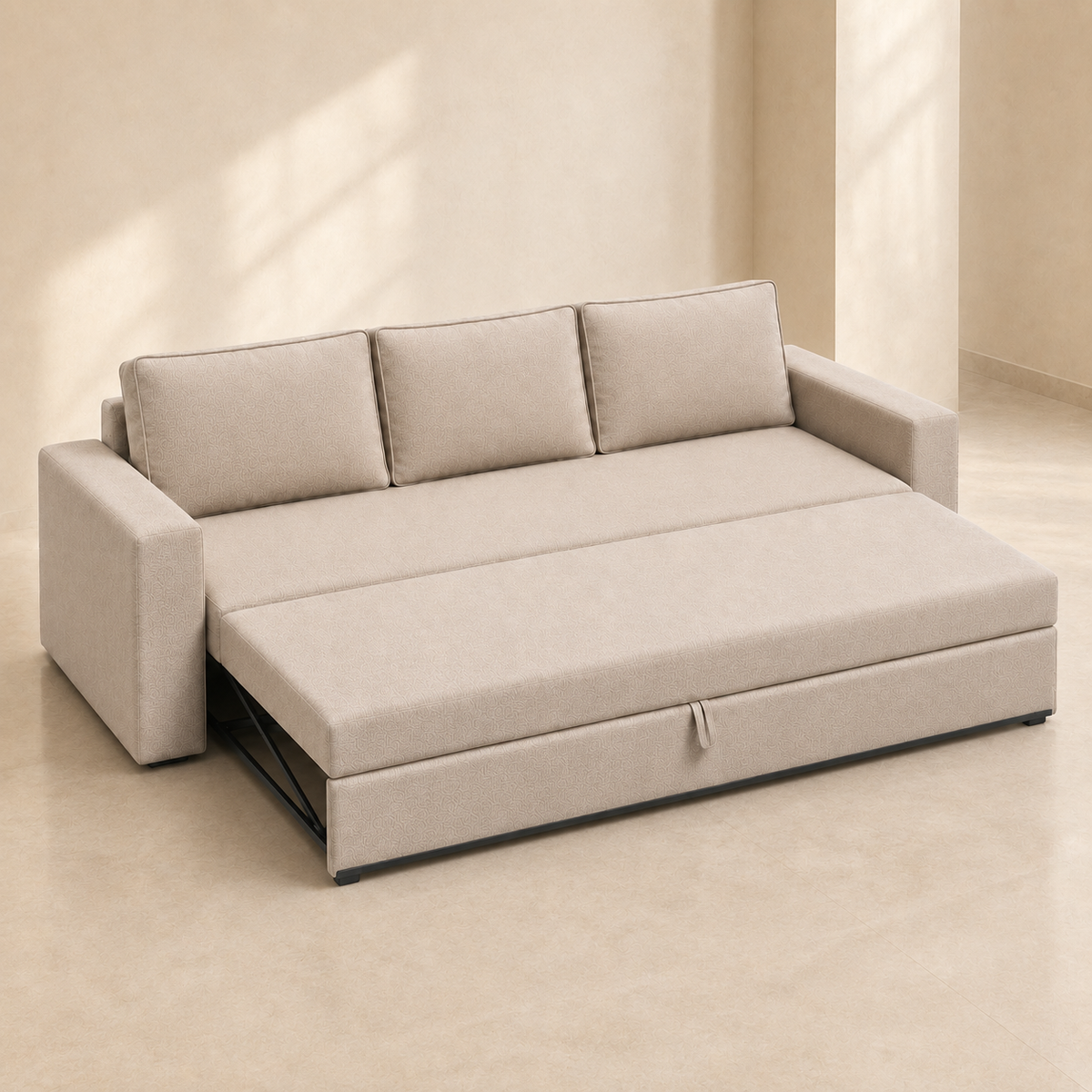 Pearth Sofa Bed — 03 Pearth 3 Seater Sofa Bed