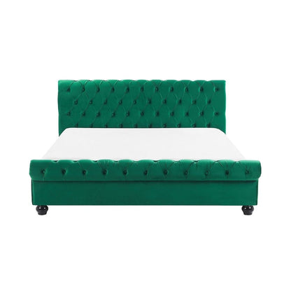 Arya Upholstered Bed Without Storage In Suede