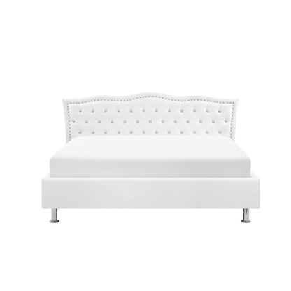 Lyanna Upholstered Bed Without Storage In Leatherette