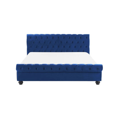 Arya Upholstered Bed Without Storage In Suede