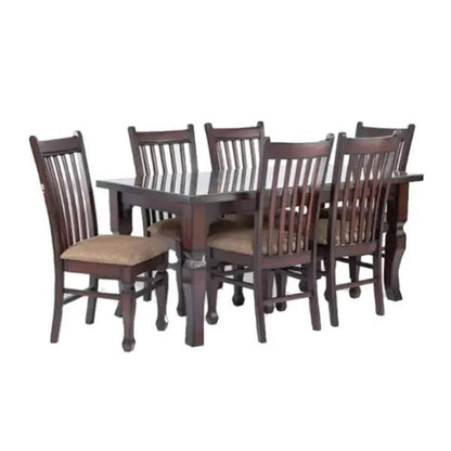 Coastal Charm Dining Set - 6 Seater