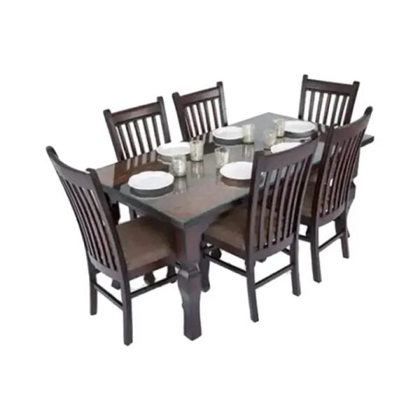Coastal Charm Dining Set - 6 Seater