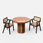 Luis-Bob Dining Table Set - 2, 4 & 6 Seater/ All sizes