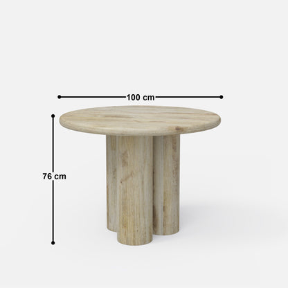 Amor-Pierre Dining Table Set - 2, 4 & 6 Seater/ All sizes