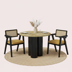 Amor-Bob Dining Table Set - 2, 4 & 6 Seater/ All sizes