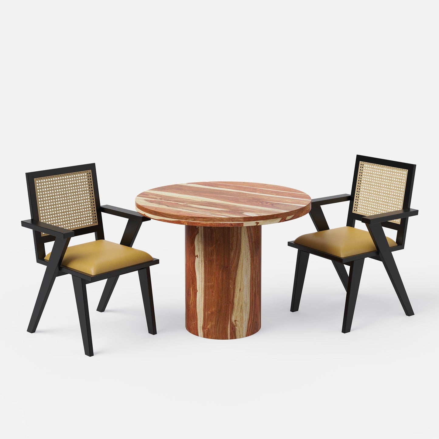 Luis-Flora Dining Table Set - 2, 4 & 6 Seater/ All sizes