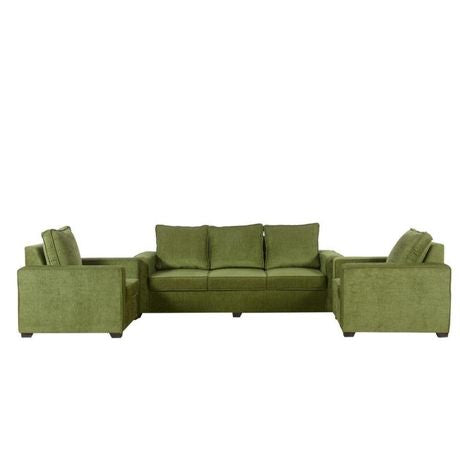 Modish Retreat Sofa Set In Velvet