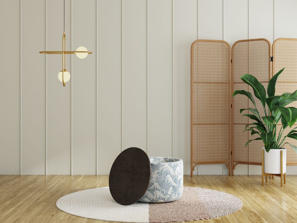 Cozy Cuppa Pouf Cum Coffee Table with Storage | Pouf
