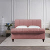 Arya Pro Upholstered Bed Without Storage In Suede