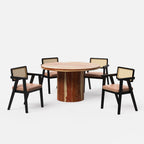 Luis-Bob Dining Table Set - 2, 4 & 6 Seater/ All sizes