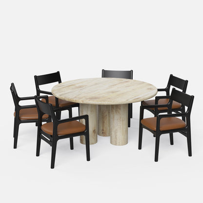 Amor-Kiyomi Dining Table Set - 2, 4 & 6 Seater/ All sizes