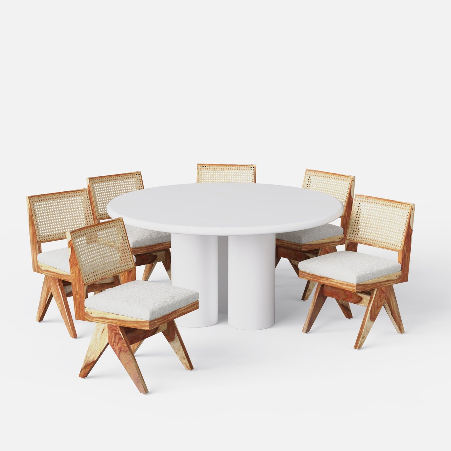 Amor-Jean Dining Table Set - 2, 4 & 6 Seater/ All sizes