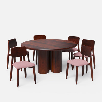 Amor-Stig Upholstered Dining Table Set - 2, 4 & 6 Seater/ All sizes