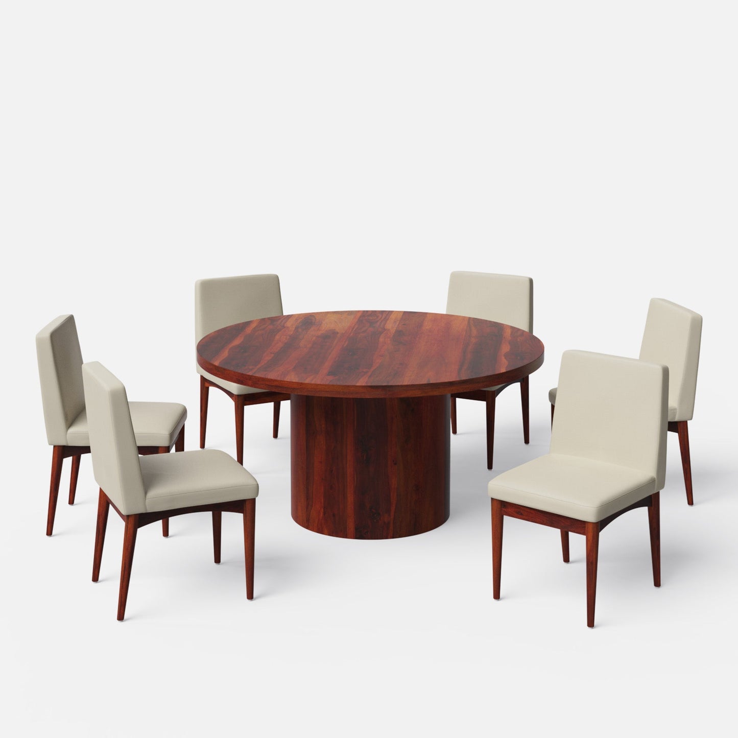 Luis-Lidia Dining Table Set - 2, 4 & 6 Seater/ All sizes