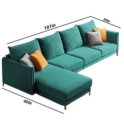 Urban Contours L-Shaped Sofa
